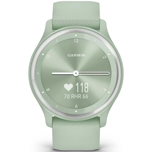 Фото - Смарт-часы Garmin vivomove Sport, Cool mint, Silicone (010-02566-03)
