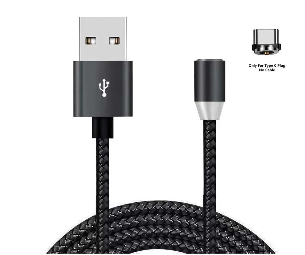Кабель XOKO SC-355a Magneto Black - USB Type-C 1.20m (SC-355a MGNT-BK) - Фото 1