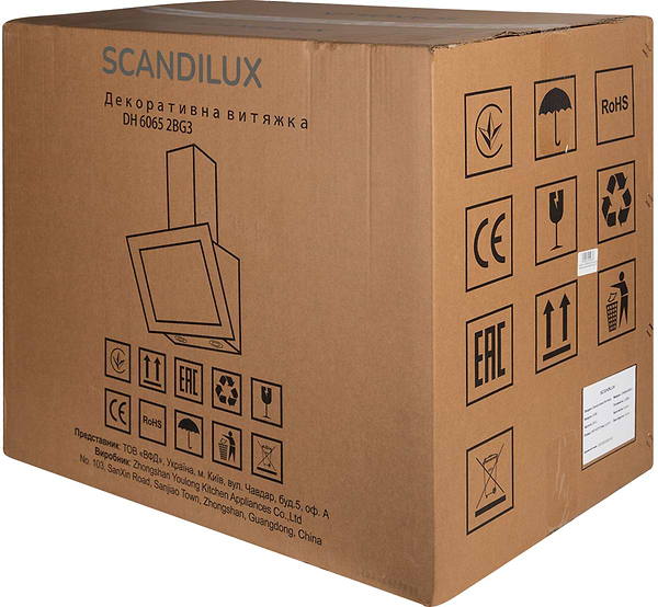 Фото - Вытяжка декоративная Scandilux DH60652BG3