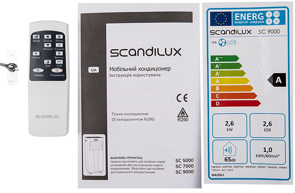 Фото - Кондиціонер мобільний Scandilux SC9000