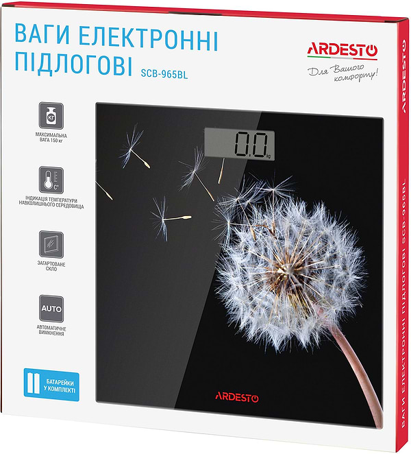 Фото - Ваги Ardesto SCB-965 Black