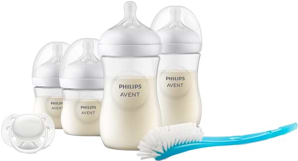 Фото - Бутылочка для кормления Philips AVENT Набор для новорожденных Natural природный поток (SCD838/11)