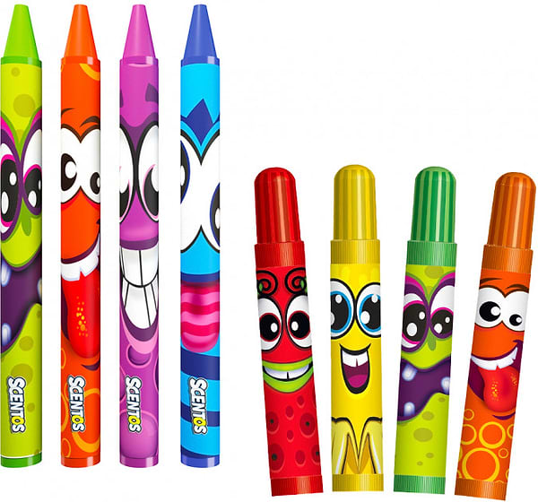 Фото - Набір для малювання Scentos ароматний "Забавна компанія 17 предм." (42135-ENG)