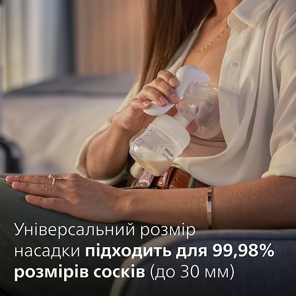 Фото - Механічний молоковідсмоктувач Philips Avent з пляшкою (SCF430/10)
