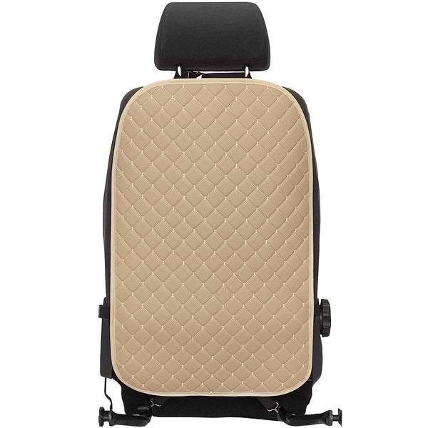 Фото - Накидка на спинку переднього сидіння автомобіля EVAtech ECO бежева з бежевою ниткою, бежевий кант SCFSIII