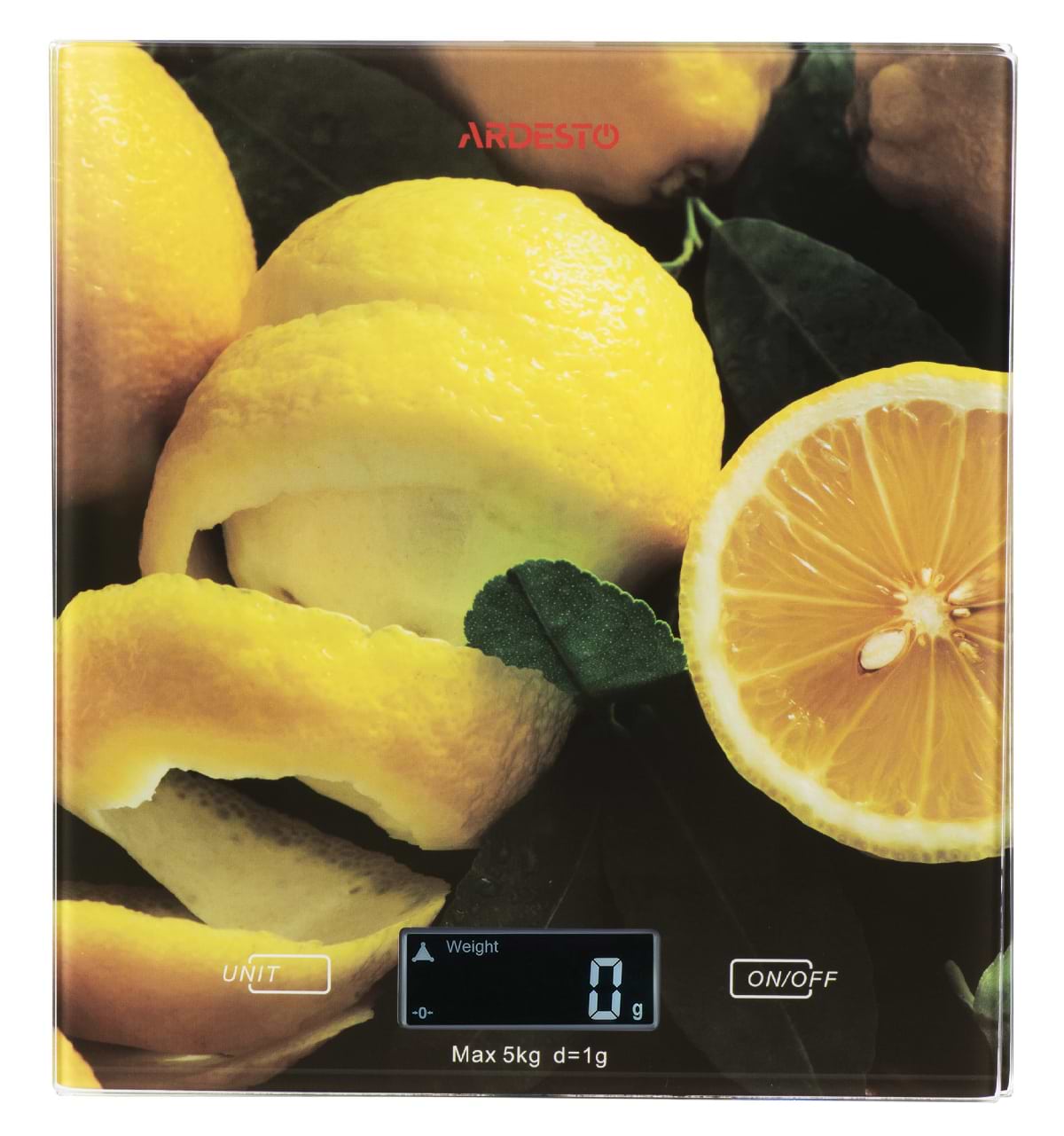 Ваги кухонні Ardesto SCK-893 Lemon - Фото 1