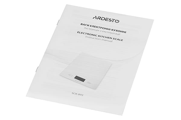 Фото - Весы кухонные Ardesto SCK-893 Lemon