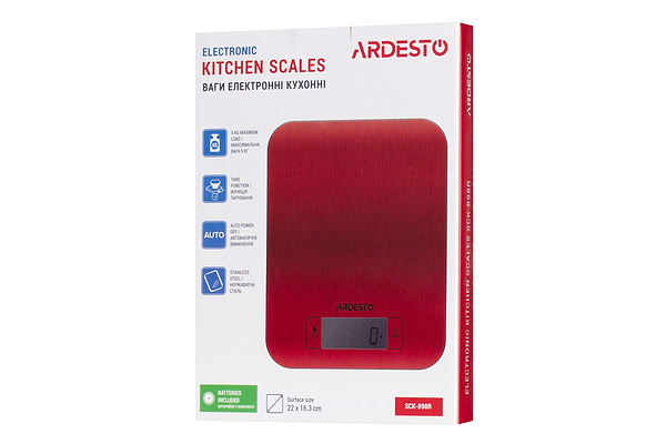 Фото - Весы кухонные Ardesto SCK-898R Brown