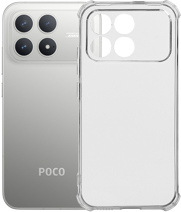 Фото - Чехол для смартфона BeCover Anti-Shock for Poco F8 Pro Clear (715075)