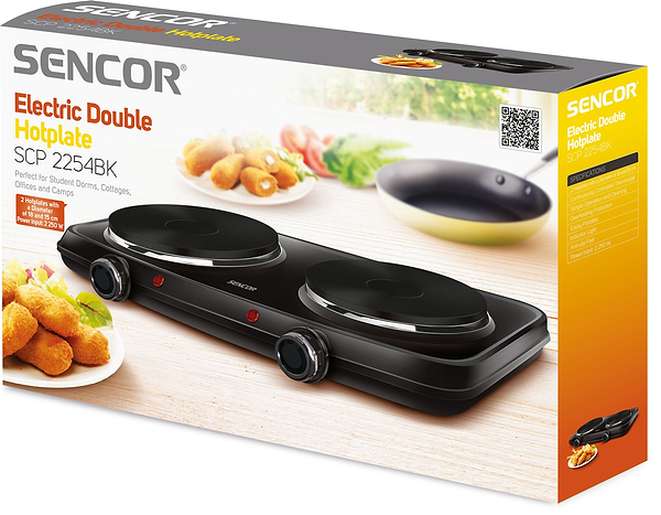 Фото - Плита електрична настільна Sencor SCP2254BK-EUE4