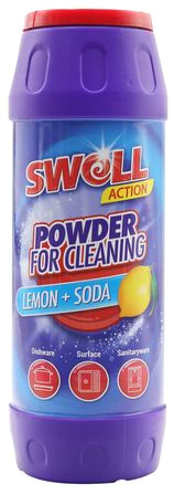 Засіб для миття у ванній кімнаті Swell Lemon+Soda 500 г (SCP500) - Фото 1