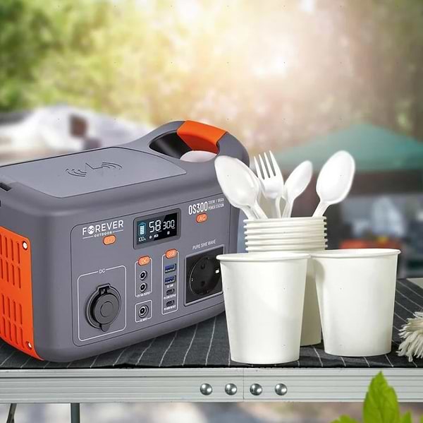 Фото - Уценка - Зарядная станция универсальная Forever Outdoor Portable Power Station OS300 300W 307Wh