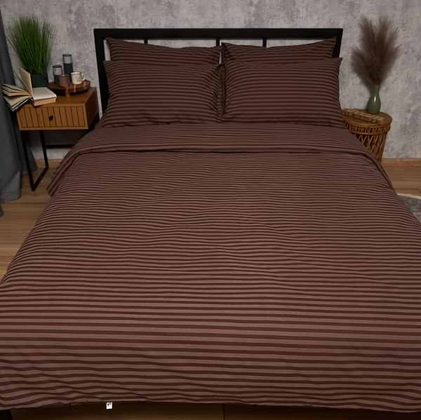 Фото - Комплект постельного белья Moon&Star Бязь Gold Люкс Espresso Lines 175х210 нав. 2х70х70 (MS-820009177)