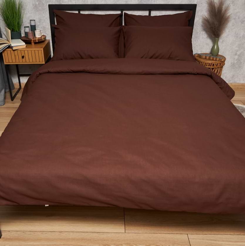 Комплект постільної білизни Moon&Star Бязь Gold Люкс Chocolate Dream 160х220х2 нав. 2х70х70 (MS-820008957)