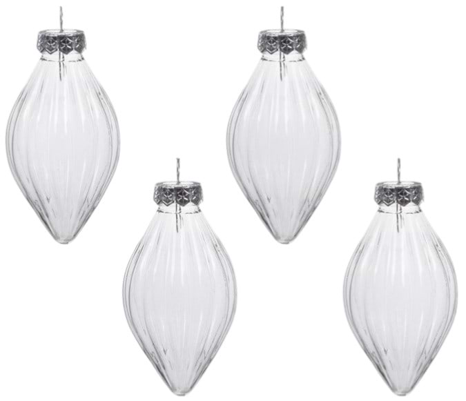 Набір ялинкових іграшок Lefard 4 шт. 8 см (822-072)