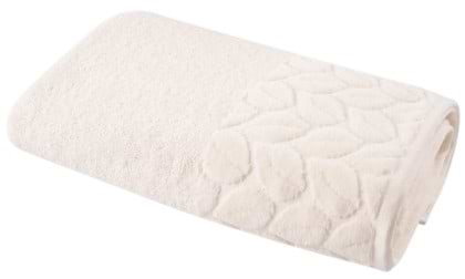 Рушник банний SOHO 90х150 бавовна 100% Leaves Ivory