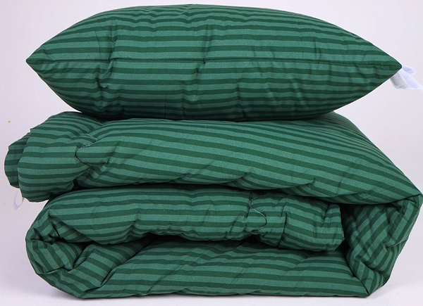 Фото - Ковдра дитяча демісезонна MirSon №131 Сolor Fun Line 17-0612 Stripe Emerald Bamboo 110х140 см +нав 2 шт. (2200010856903)