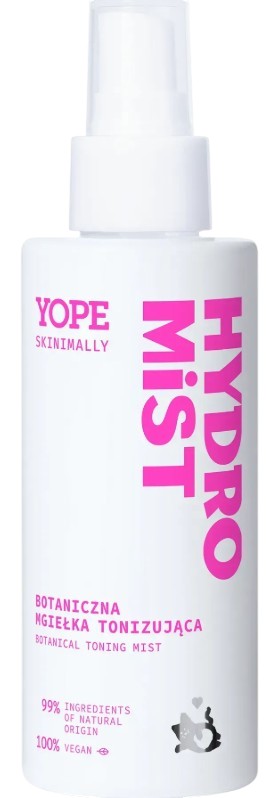 Фото - Тонік для обличчя Yope SKINIMALLY HYDRO MIST Botanical Toning Mist 150 мл (5903760207984)