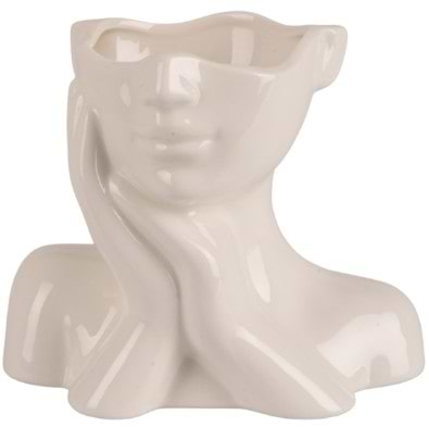 Ваза Viva VICA/12 см белая (A060208)