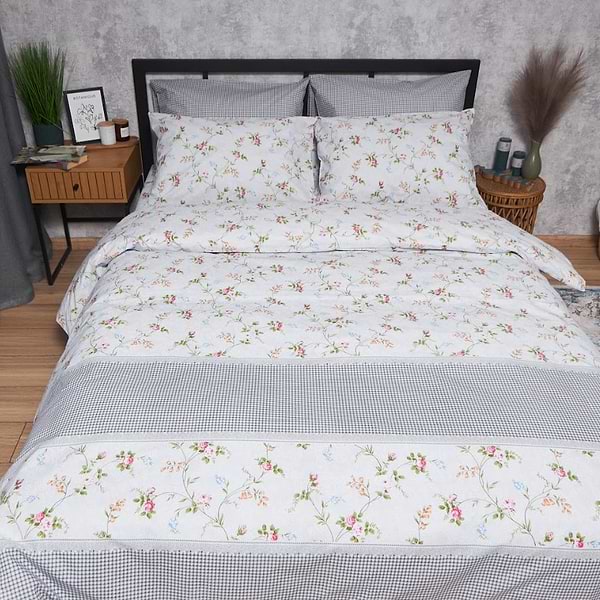 Фото - Комплект постільної білизни Moon&Star Бязь Gold Люкс «Romantic Bloom» 200х220 нав. 4х50х70 (MS-820006803) Фото - Комплект постільної білизни Moon&Star Бязь Gold Люкс «Romantic Bloom» 200х220 нав. 4х50х70 (MS-820006803)