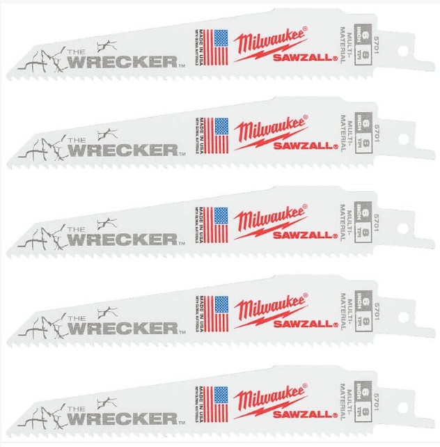 Фото - Полотно Milwaukee WRECKER 150х3,6/2,3мм 5 шт. (48475701) Фото - Полотно Milwaukee WRECKER 150х3,6/2,3мм 5 шт. (48475701)