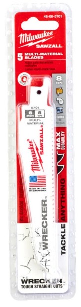 Фото - Полотно Milwaukee WRECKER 150х3,6/2,3мм 5 шт. (48475701)