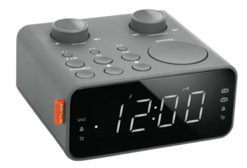 Радіогодинник Muse M-17 LG Silver