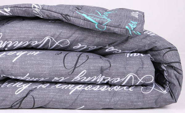 Фото - Ковдра зимова полуторна MirSon антиалергенна №201 Сolor Fun Line 17-0003 Tulio Eco-Soft 155х215 + нав. 2 шт. (2200010853278)