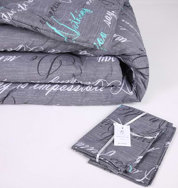 Фото - Ковдра зимова двоспальна MirSon антиалергенна №204 Сolor Fun Line 17-0003 Tulio Thinsulate 172х205 + нав. 2 шт. (2200010853339)