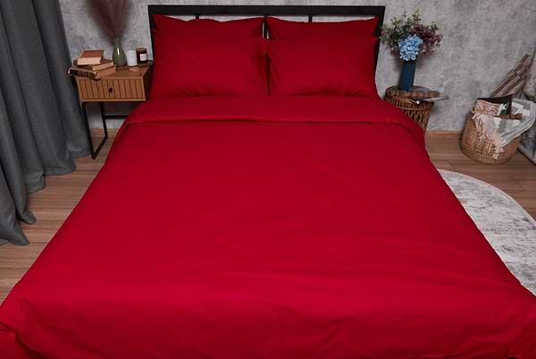 Фото - Комплект постільної білизни Moon&Star Бязь Gold Люкс Cherry Red 160х220 нав. 2х40х60 (MS-820003135)