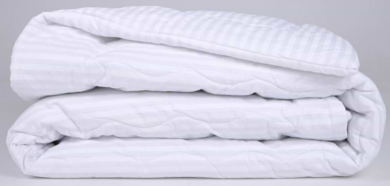 Одеяло зимнее двуспальное евро MirSon антиаллергенное №174 Сolor Fun Line 17-0605 Stripe White Eco-Soft 220х240 + нав. 2 шт. (2200010853100)