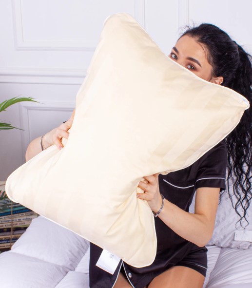 Подушка ортопедична MirSon №4064 Noble Stripe Сarmela Men 59х43х12 см (2200006422754)