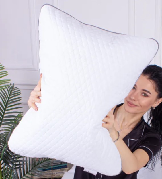 Подушка ортопедична MirSon №4060 Steep Line Silver Men 59х43х12 см (2200006422709)