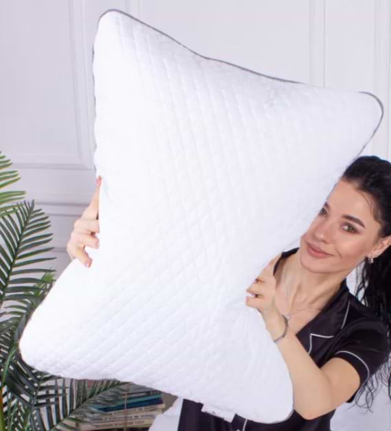 Фото - Подушка ортопедическая MirSon №4060 Steep Line Silver Men 59х43х12 см (2200006422709)