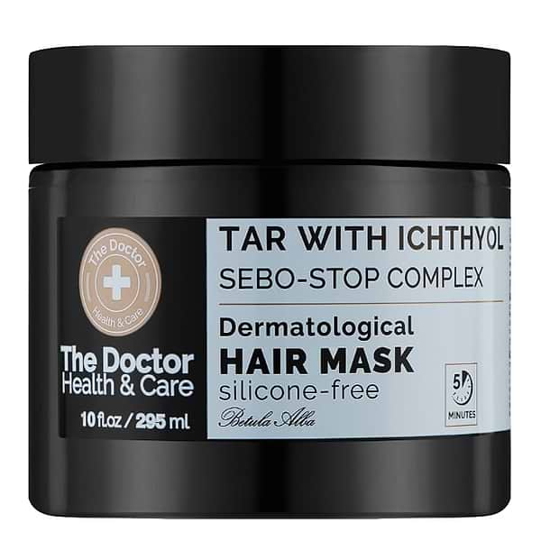 Фото - Маска для волос The Doctor Health&Care 295 мл Tar with Ichthyol&Sebo-stop Complex (8588006042559)