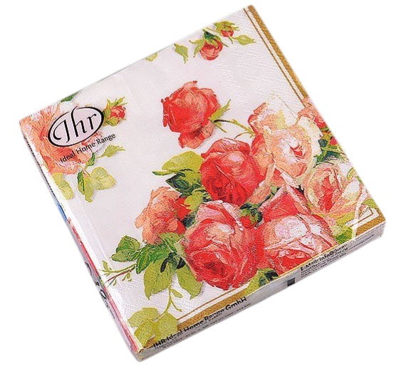 Серветки паперові Ideal Home Вікторія 20 шт. 32x32 см (694-012)