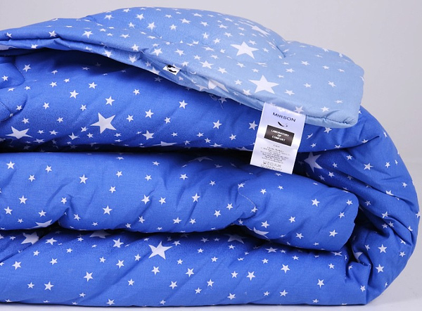 Фото - Ковдра демісезонна полуторна MirSon №239 Сolor Fun Line 17-0432 Milky Way Bamboo 140x205 см +нав 2 шт. (2200010857672)