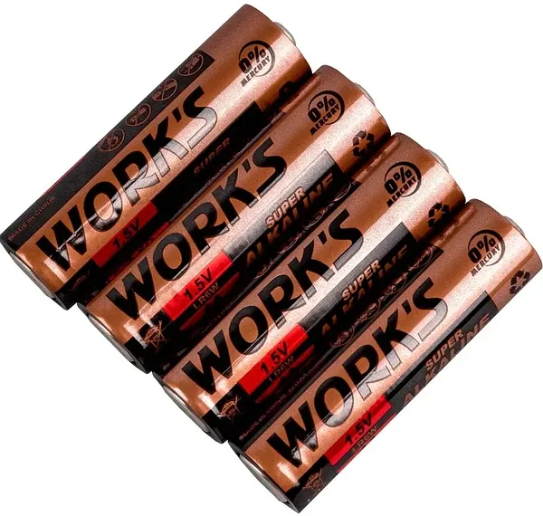 Фото - Батарейка тип AA Works Alkaline LR6W-4S/AA/4 шт.