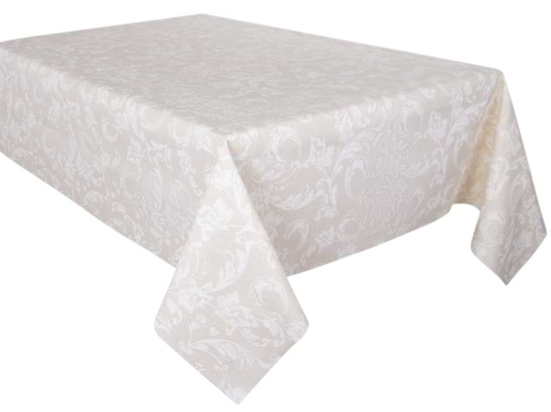 Скатерть прямоугольная Lefard Ornamental blanco/gris 140х180 см (715-293)