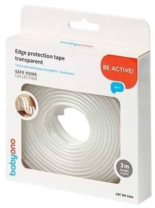 Защита на углы лента BabyOno 3 м прозрачная (1664)
