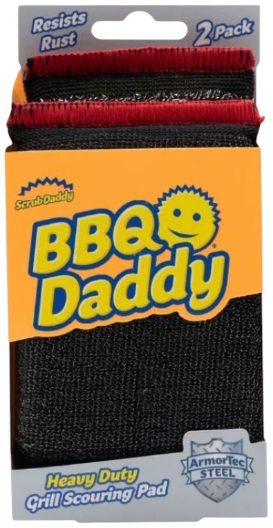 Набір губок металевих для миття посуду Scrub Daddy Scrub Daddy BBQ 2 шт. (5060481024051)