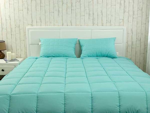 Фото - Набір ковдра двоспальна + подушка Руно 172х205+50х70 см 2 шт. Mint (172.52_Mint)