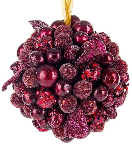 Ёлочная игрушка Lefard Шар 10 см (66-104)