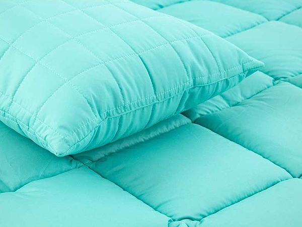 Фото - Набір ковдра двоспальна + подушка Руно 172х205+50х70 см 2 шт. Mint (172.52_Mint)