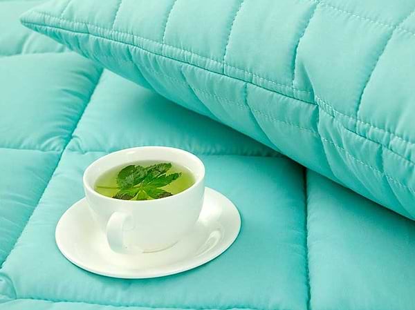 Фото - Набір ковдра двоспальна + подушка Руно 172х205+50х70 см 2 шт. Mint (172.52_Mint)