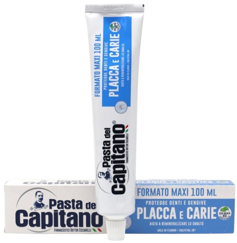 Зубная паста Pasta Del Capitano MAXI Placca e Carie 100 мл (PTPCM100)