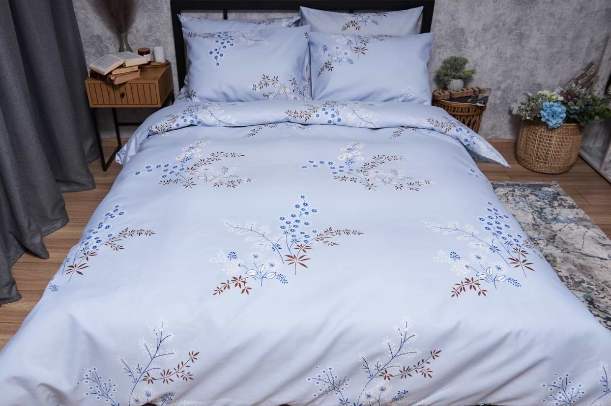 Комплект постільної білизни Moon&Star Мікросатин Premium «Lavender Bliss» 160х220х2 см нав. 2х40х60 (MS-820005210)