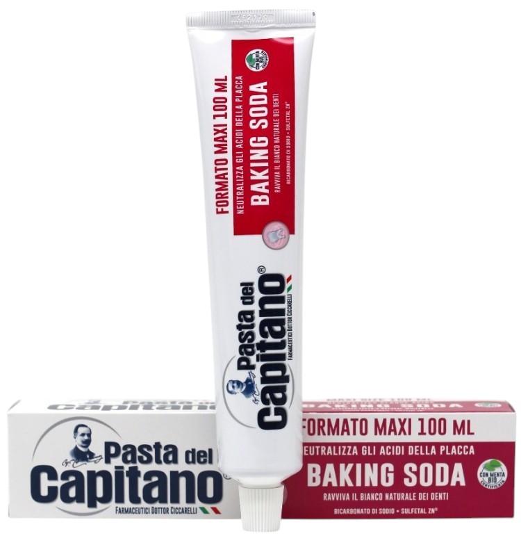 Зубная паста Pasta Del Capitano MAXI Baking Soda 100 мл (PTBSM100)
