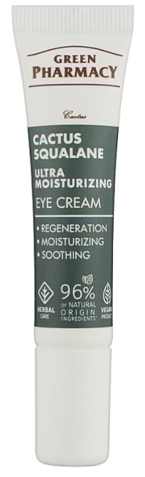 Фото - Крем для шкіри навколо очей Green Pharmacy 15 мл Кактус + сквалан (5901845509688)