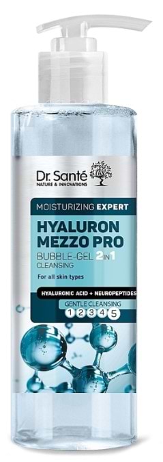 Гель для умывания Dr. Sante Hyaluron Mezzo Pro bubble 200 мл 2в1 (5901845505635)